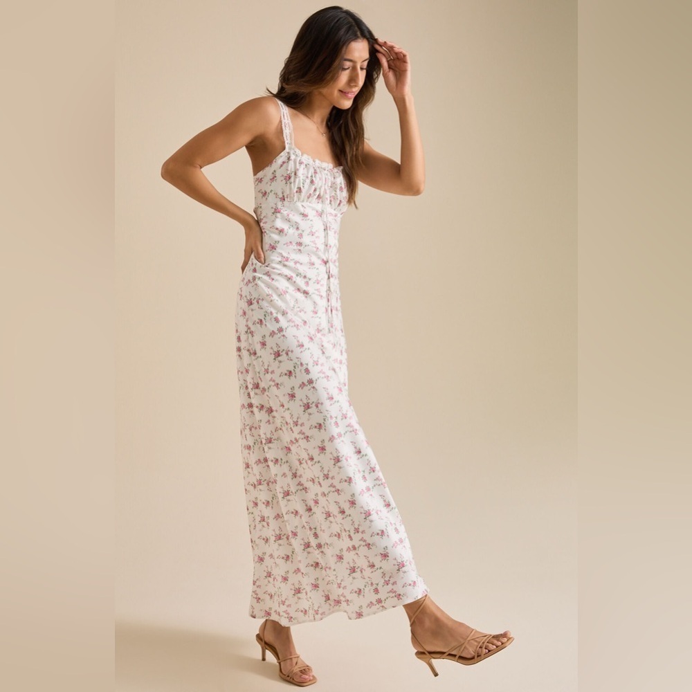 New with tags Altar’d state Kya Floral Midi Dress - Picture 3 of 4